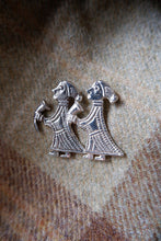 Load image into Gallery viewer, Birka Viking Valkyrie Pendant in Silver or Gold Plated
