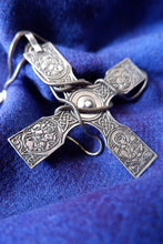 Load image into Gallery viewer, Galloway Hoard Pectoral Cross in Sterling Silver - True to Size
