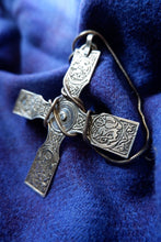 Load image into Gallery viewer, Galloway Hoard Pectoral Cross in Sterling Silver - True to Size