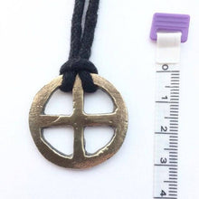 Load image into Gallery viewer, Handmade Sun Cross in Silver