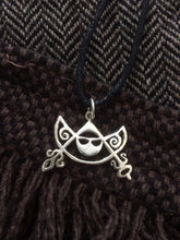 Load image into Gallery viewer, Brandsbutt V-rod and Crescent Pendant in Silver