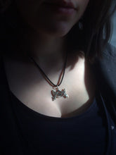 Load image into Gallery viewer, Brandsbutt V-rod and Crescent Pendant in Silver