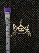 Load image into Gallery viewer, Brandsbutt V-rod and Crescent Pendant in Silver