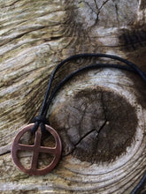 Load image into Gallery viewer, Handmade Sun Cross in Silver