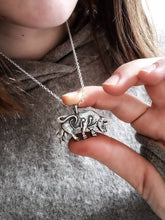 Load image into Gallery viewer, Burghead Bull Pictish Pendant in Sterling Silver