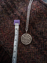 Load image into Gallery viewer, Aberlemno Pictish Stone Swirl Pendant in Silver