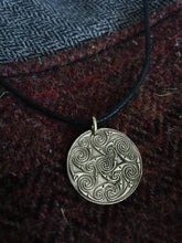 Load image into Gallery viewer, Celtic Hanging bowl pendant (6-7th century) in Silver
