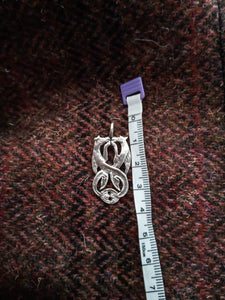 Pictish kelpie pendant in silver