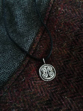 Load image into Gallery viewer, Skinnet Pictish stone symbol in sterling silver.