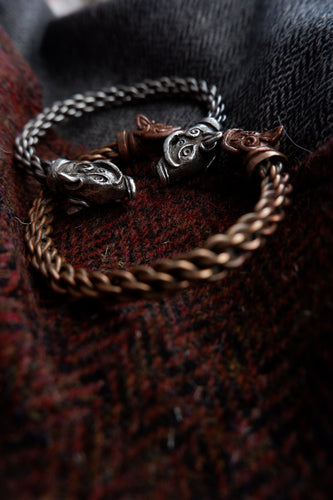 Pictish Boar Arm Ring/Torc in Sterling Silver, Brass or Bronze