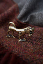 Load image into Gallery viewer, Pictish Dog Figurine in Bronze - Based on a possible helmet crest from Islandbridge Viking burial