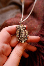 Load image into Gallery viewer, Dyce Pictish Double Disc and Z-rod Pendant in Sterling Silver