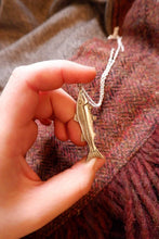 Load image into Gallery viewer, Pictish Salmon Pendant in Sterling Silver