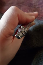 Load image into Gallery viewer, Anglo Saxon Wolf/Dog Dress Pin Reproduction