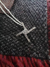 Load image into Gallery viewer, St Brigid's Cross Pendant in Sterling Silver