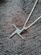 Load image into Gallery viewer, St Brigid's Cross Pendant in Sterling Silver