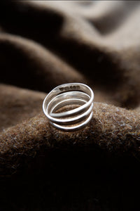 Sterling silver Pictish ring from the Norries Law hoard