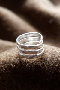 Sterling silver Pictish ring from the Norries Law hoard