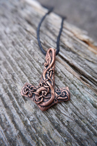 Jormundangr Mjolnir in Yellow Bronze