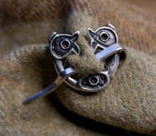 Load image into Gallery viewer, Birsay Pictish Beast Brooch in Sterling Silver