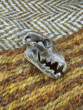 Load image into Gallery viewer, Articulated Wolf Skull pendant