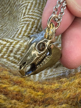Load image into Gallery viewer, Mari Lwyd Horse skull Pendant