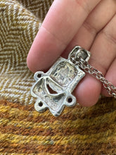 Load image into Gallery viewer, Oseberg Buddah Pendant in Silver with Amethyst