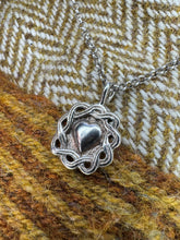 Load image into Gallery viewer, Gight Castle Heart Pendant in Silver