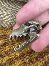 Load image into Gallery viewer, Articulated Wolf Skull pendant