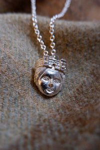 Greek goddess pendant