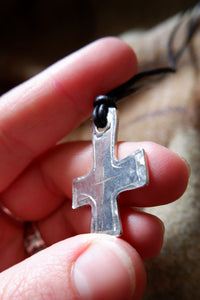 Scandinavian Silver Cross Pendant