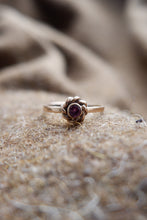 Load image into Gallery viewer, Gold and garnet Anglo Saxon style ring