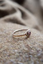 Load image into Gallery viewer, Gold and garnet Anglo Saxon style ring