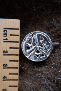 Irish Triskelle Pendant or Brooch