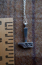 Load image into Gallery viewer, Pictish Key Pattern Hammer Pendant