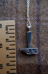Pictish Key Pattern Hammer Pendant