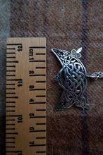 Load image into Gallery viewer, Pictish V-rod and Crescent Pendant Inspired by the Rosemarkie Stone Carving