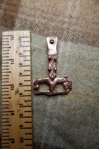 Pictish "Buckle" or strap end based on find from Dundurn Hillfort.