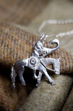 Load image into Gallery viewer, Pictish Man on a Horse Pendant in Sterling Silver - from the Bullion Stone