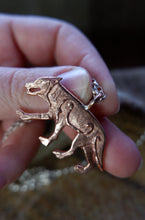 Load image into Gallery viewer, Ardross Pictish Wolf Pendant in Bronze or Sterling Silver