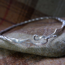 Load image into Gallery viewer, Viking Age Inspired Neck Torc in Sterling Silver