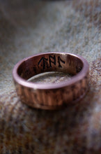 Load image into Gallery viewer, Kingmoor or Greymoorhill Anglo Saxon Runic Ring - UK Size S, T/U