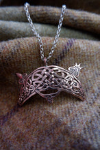 Load image into Gallery viewer, Pictish V-rod and Crescent Pendant Inspired by the Rosemarkie Stone Carving