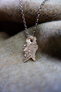 Beast of Bamburgh/Bebbanburg pendant in silver or gold