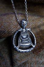 Load image into Gallery viewer, Large Ostergotland Freya Pendant - Sterling Silver or Bronze