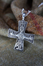 Load image into Gallery viewer, PRE-ORDER Viking Double Sided Cross Pendant from Taskula, Finland in Bronze or Sterling Silver