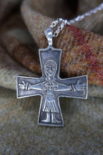 Load image into Gallery viewer, PRE-ORDER Viking Double Sided Cross Pendant from Taskula, Finland in Bronze or Sterling Silver