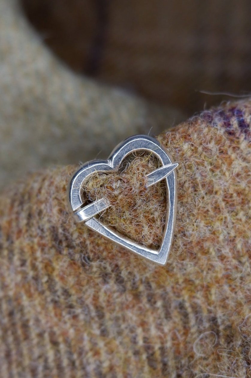 Sterling Silver Luckenbooth Brooch from Aberdeenshire