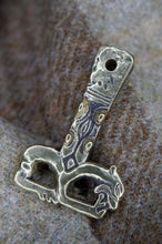 Load image into Gallery viewer, Pictish strap end or hanger based on find from Dundurn Hillfort.