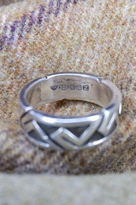 Pictish Key Pattern Ring